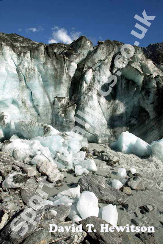 Fox Glacier, Westland National Park, South Island, New Zealand.